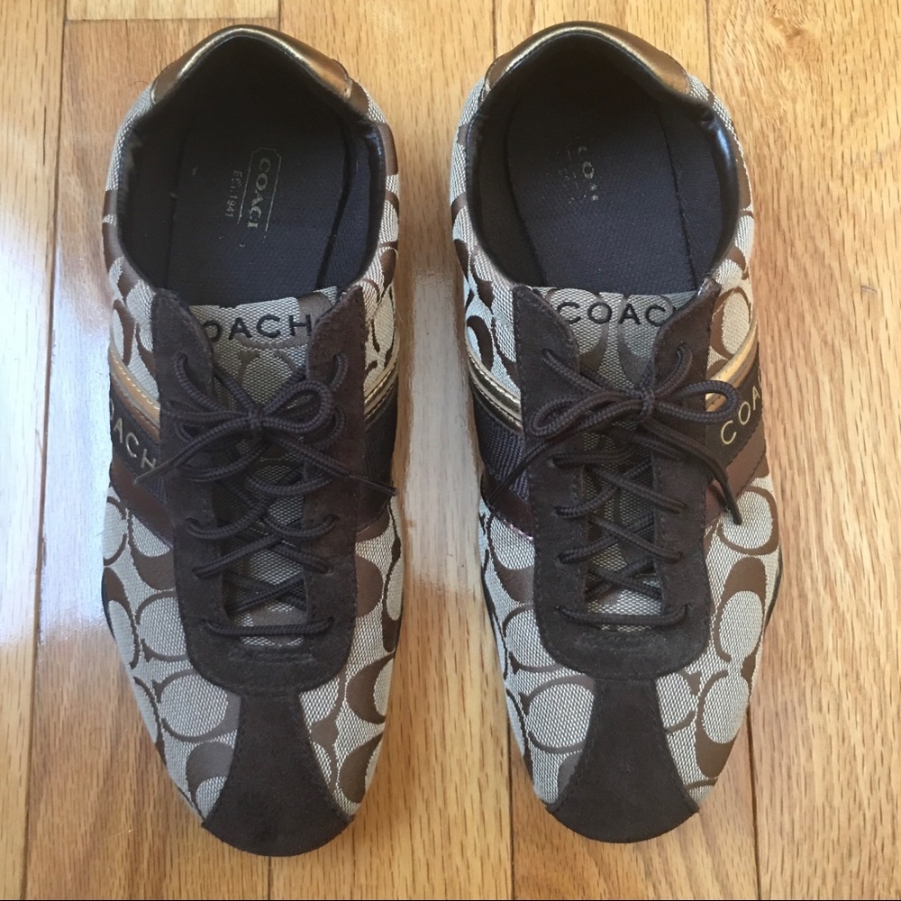 Coach 8.5 Logo Authentic Jayme Sneakers - Picture 4 of 5